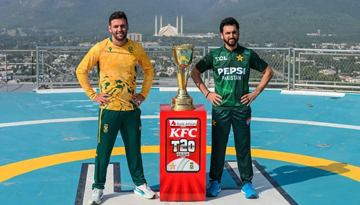 پاکستان اور جنوبی افریقہ کے درمیان پہلا ٹی ٹوئنٹی آج کھیلا جائے گا