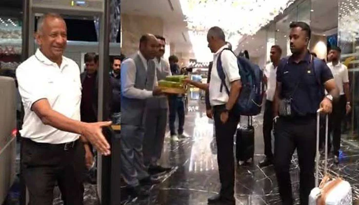 “سری لنکا کرکٹ ٹیم اسلام آباد میں، اسالنکا کپتان”