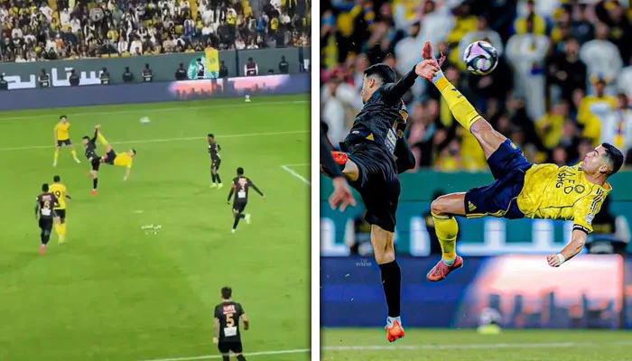 کریسٹیانو رونالڈو کا ناقابلِ یقین گول