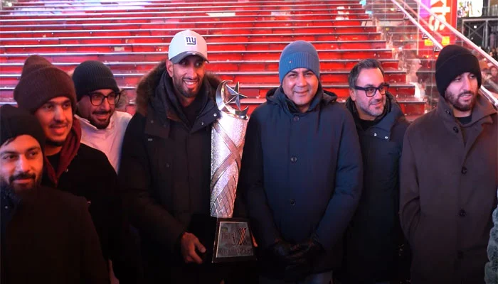 نیویارک کے ٹائمز اسکوائر میں پی ایس ایل کا شاندار رنگا رنگ جشن