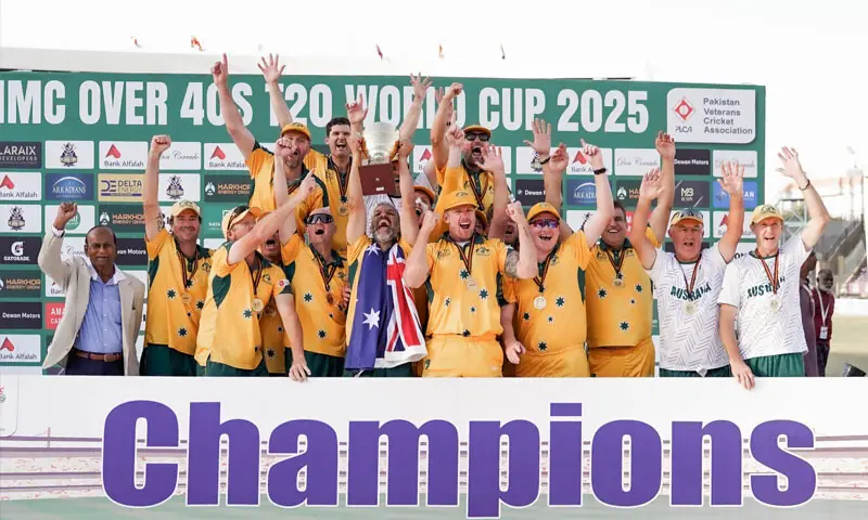 آسٹریلیا چیمپئن، پاکستان کو ٹی20 اوور 40 ورلڈ کپ فائنل میں شکست